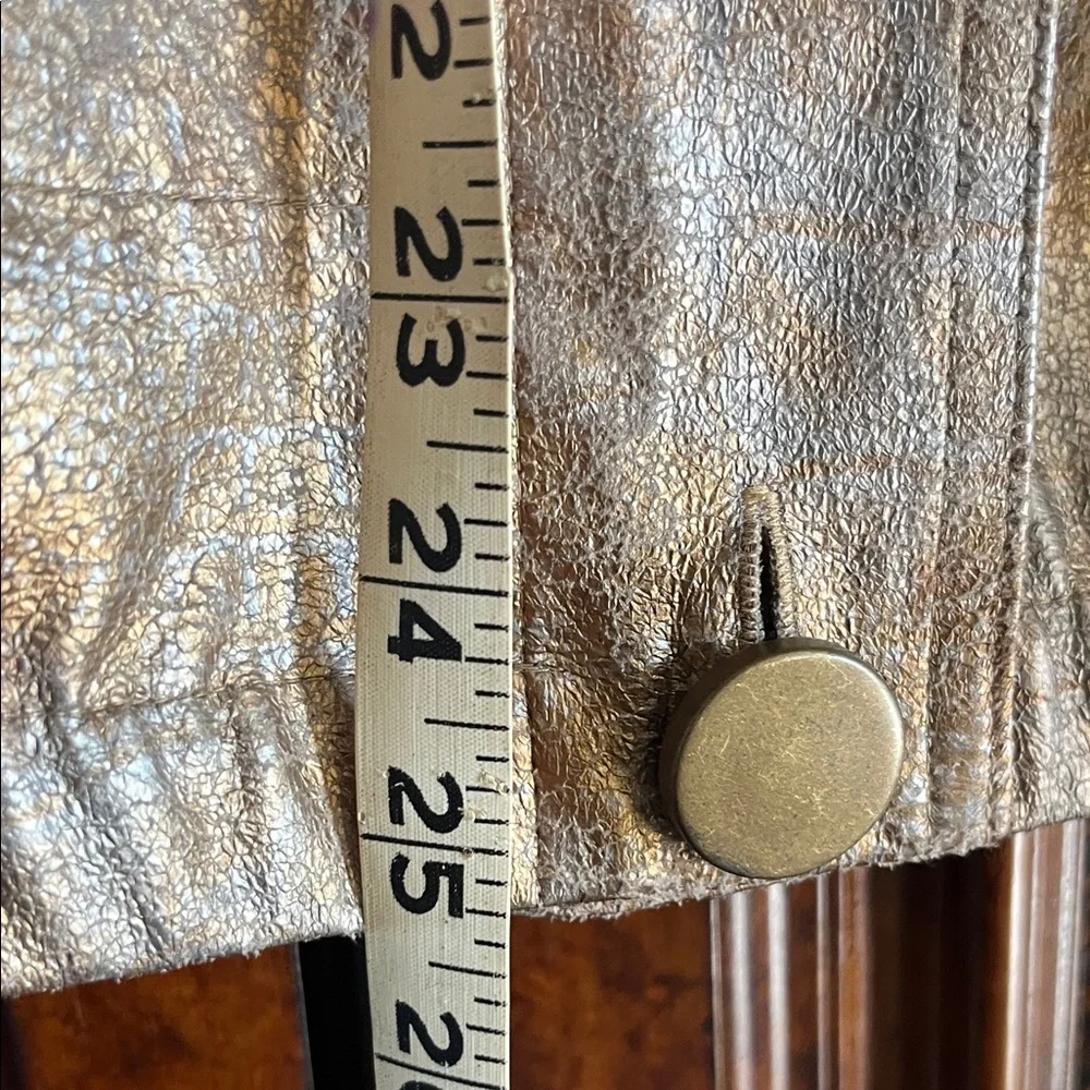 Ruby Rd. Shimmering Gold Blazer - Picture 4 of 6